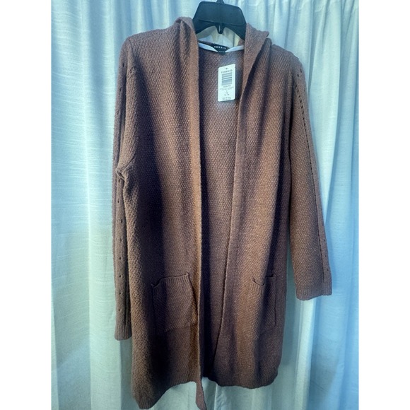Torrid Women's Open From Cardigan Sweater/Brown Zise 1-Brand New with Tags - Picture 8 of 14